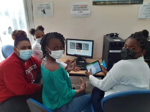 2021 - CITE EDUCATIVE-Collège Carnot avec des élèves de 3e
