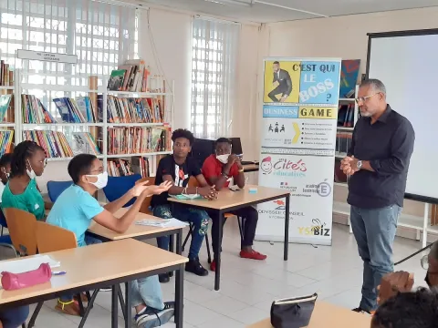 2021 - CITE EDUCATIVE-Collège Carnot avec des élèves de 3e